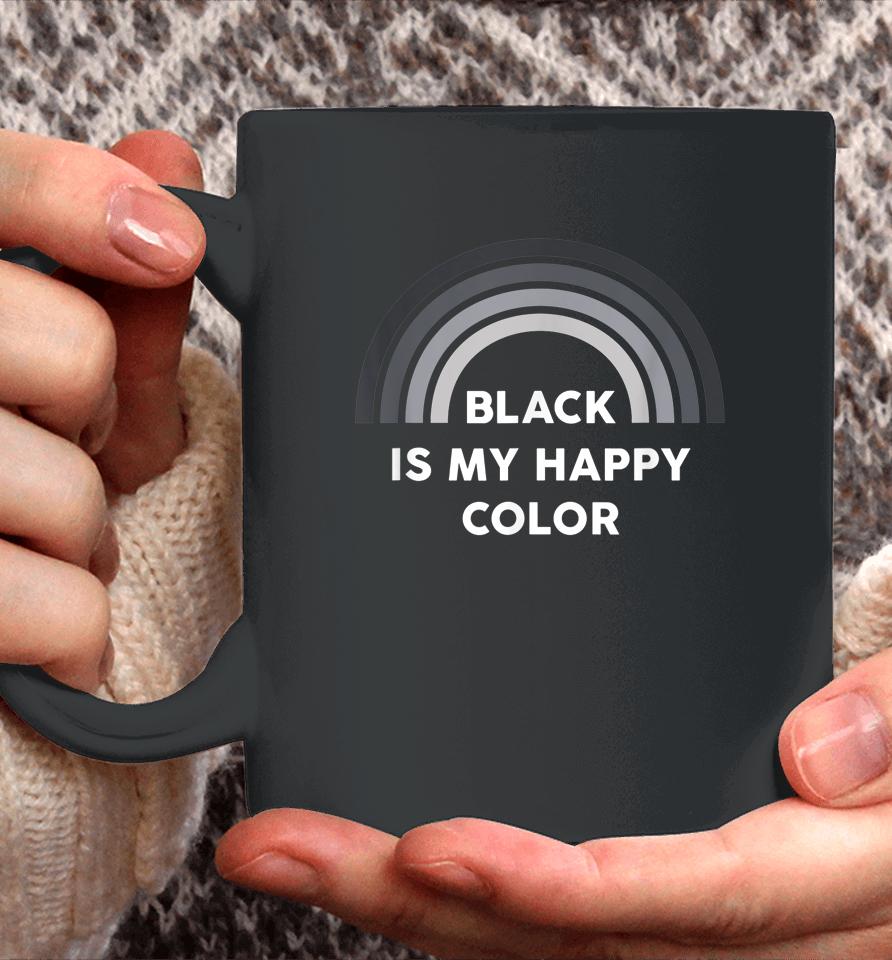 Black Is My Happy Color Coffee Mug