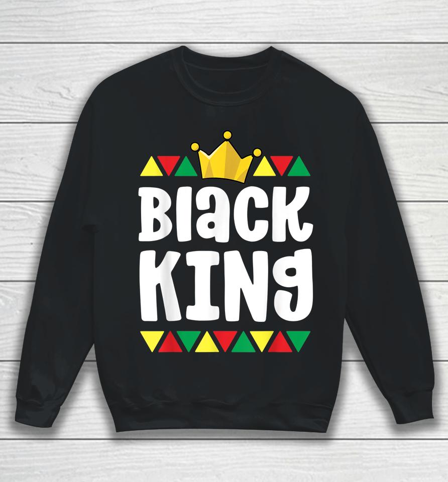 Black King African Pride Black History Month Sweatshirt