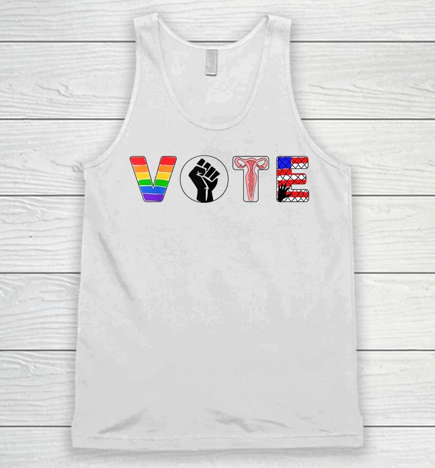 Black Lives Matter Vote Lgbt Gay Rights Feminist Equality Unisex Tank Top