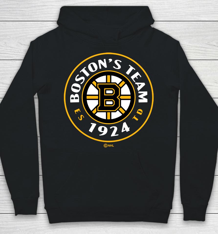 Black Men's Boston Bruins Fanatics Branded Represent Hoodie