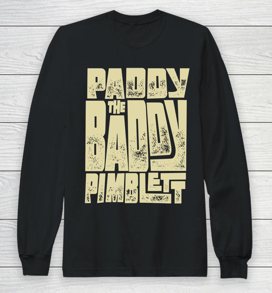 Black Men's Ufc Paddy The Baddy Pimblet Long Sleeve T-Shirt