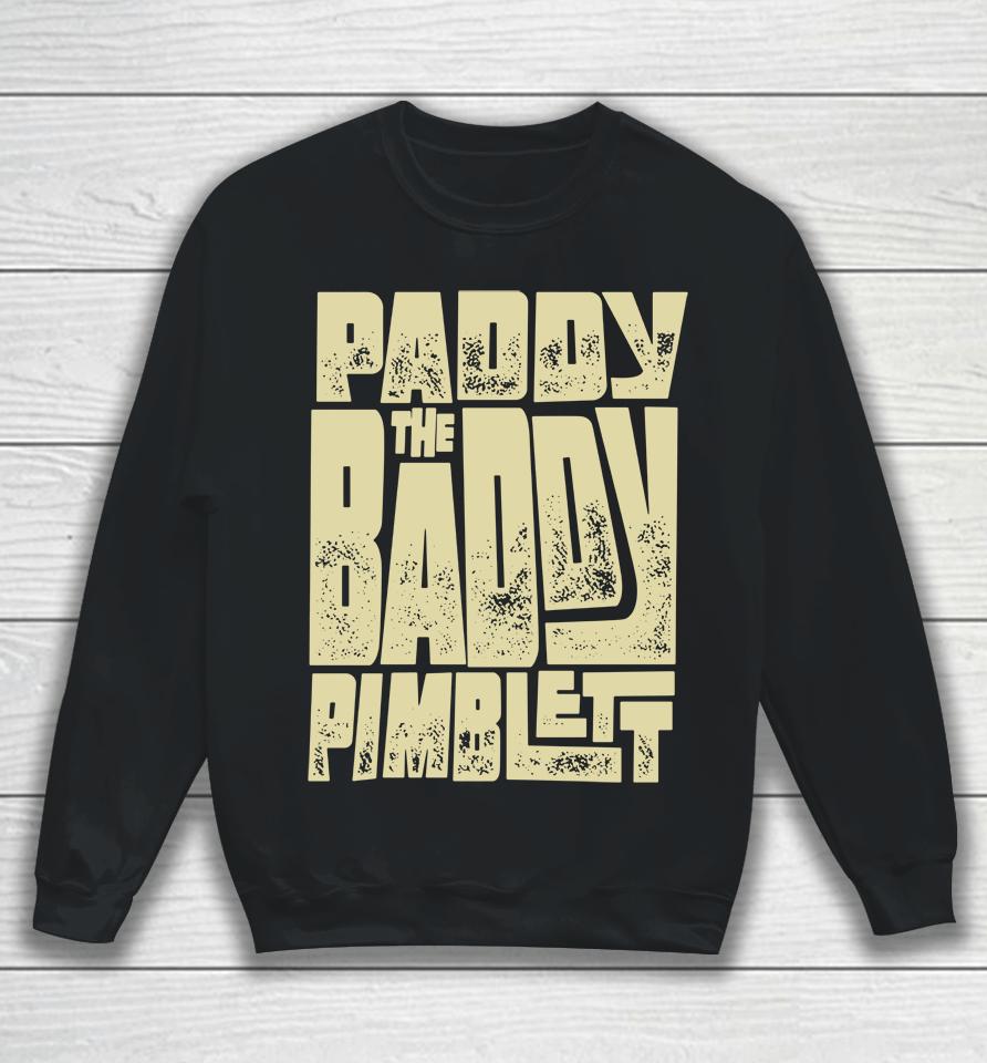 Black Men's Ufc Paddy The Baddy Pimblet Sweatshirt