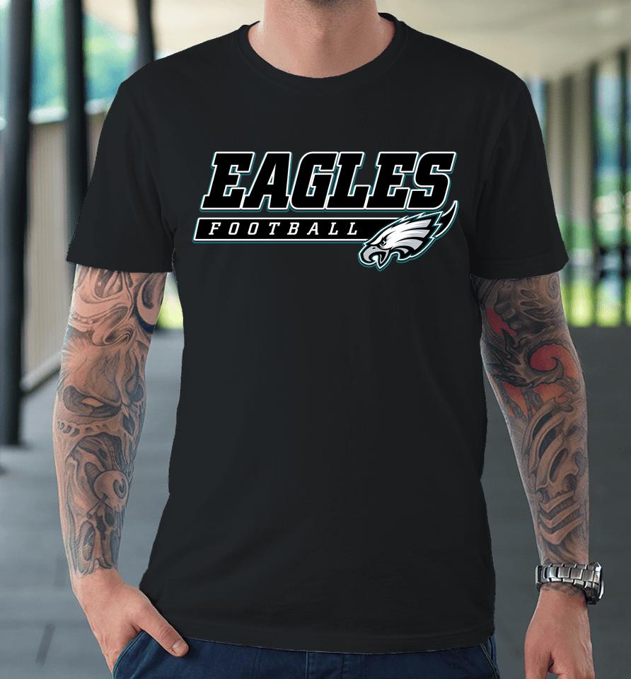 Black Philadelphia Eagles Football Take The Lead Premium T-Shirt