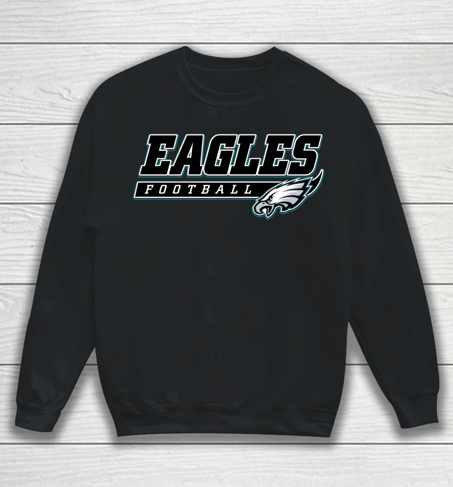 Black Philadelphia Eagles Football Take The Lead Sweatshirt