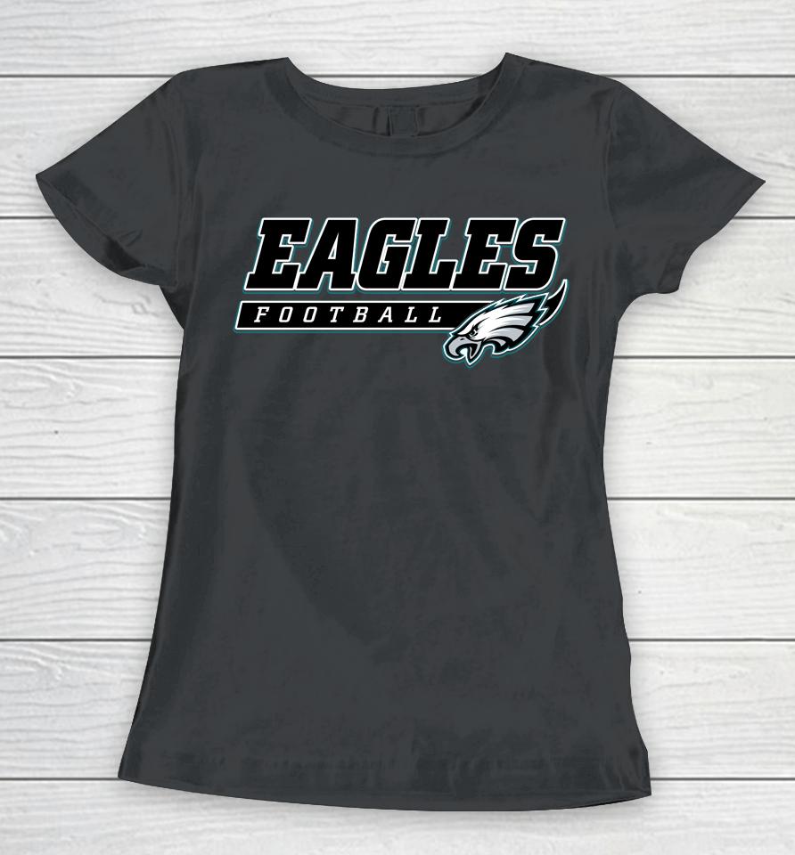Black Philadelphia Eagles Football Take The Lead Women T-Shirt
