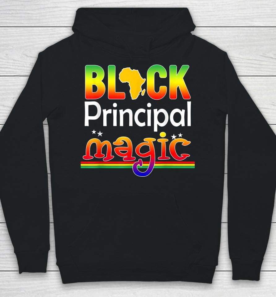 Black Principal Magic Teacher Black History Month Hoodie