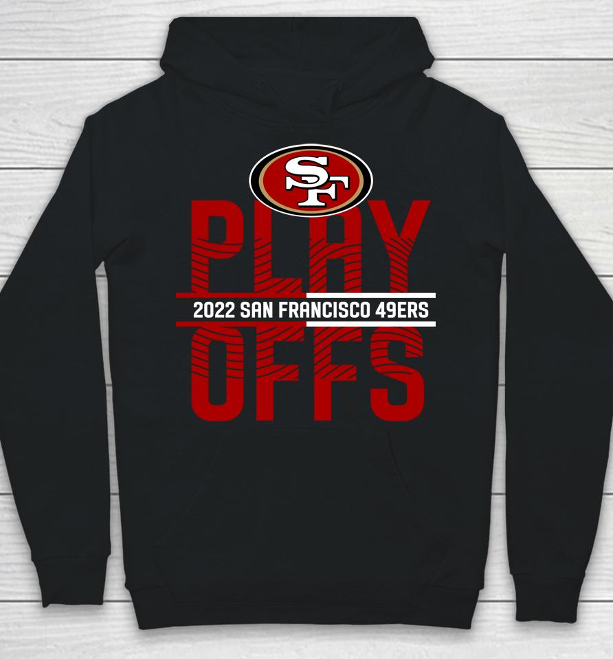Black San Francisco 49Ers Playoffs Iconic Anthracite 2022 Nfl Hoodie