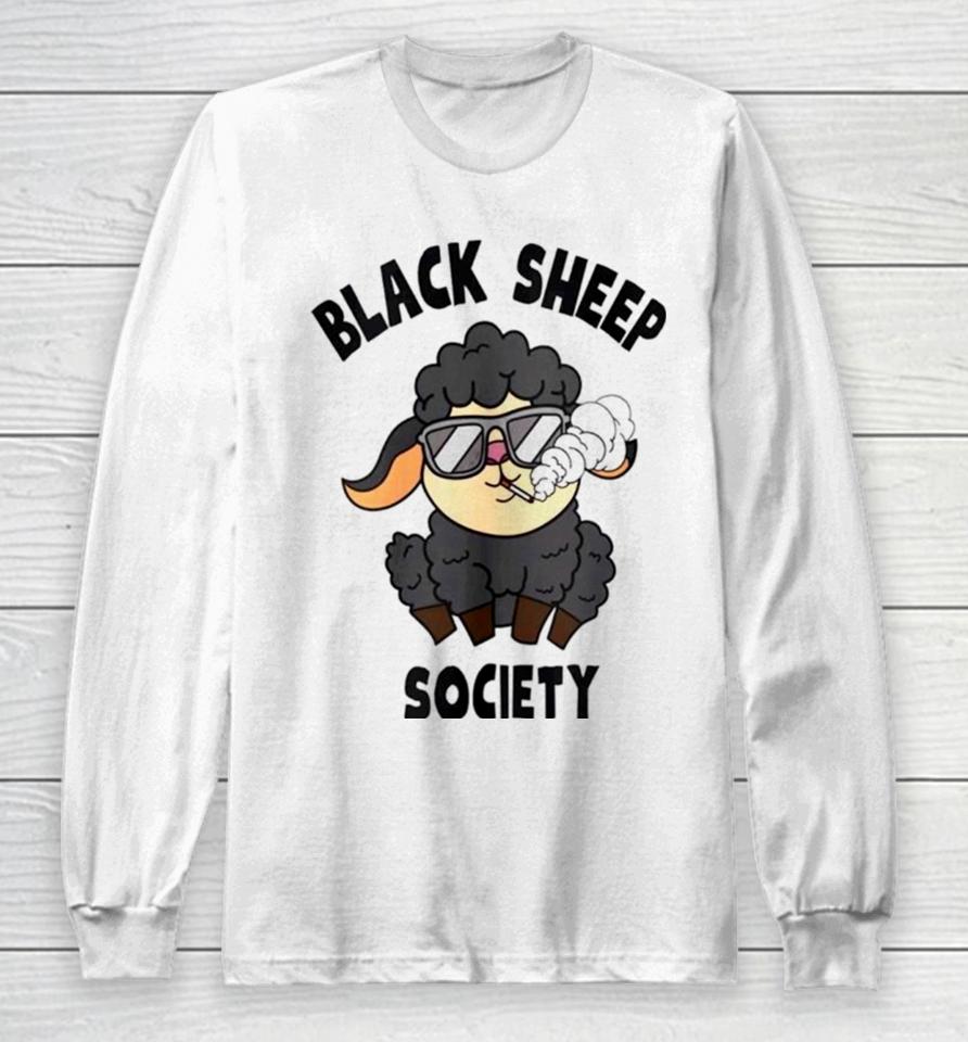 Black Sheep Society Smoking Long Sleeve T-Shirt