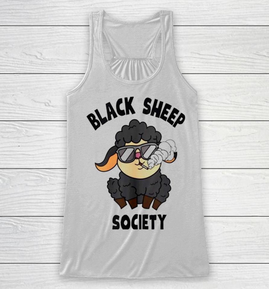 Black Sheep Society Smoking Racerback Tank