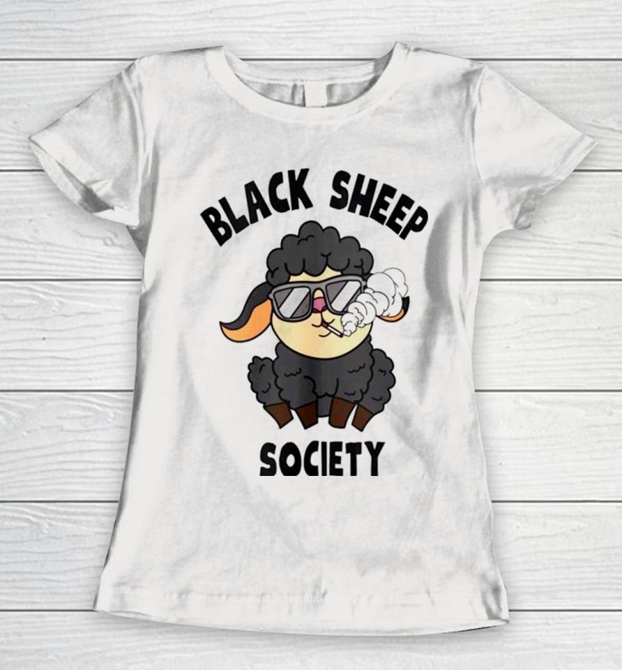 Black Sheep Society Smoking Women T-Shirt