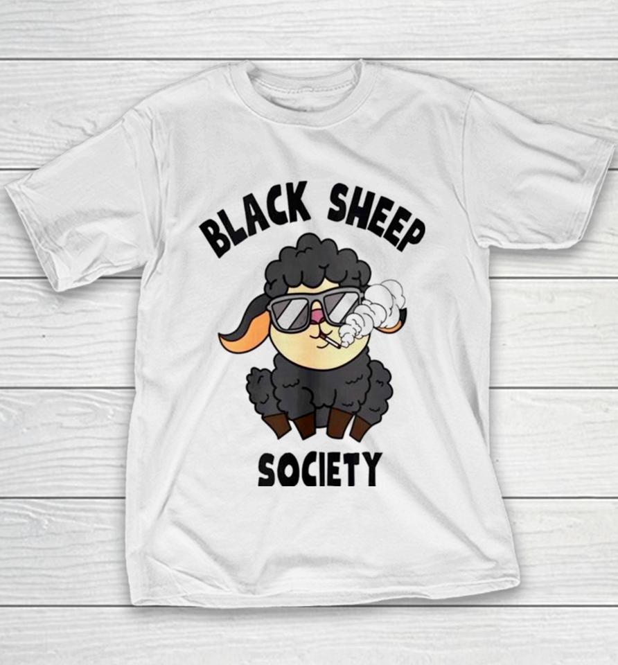 Black Sheep Society Smoking Youth T-Shirt