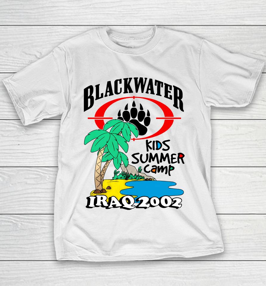 Black Water Kids Summer Camp Iraq 2002 Youth T-Shirt