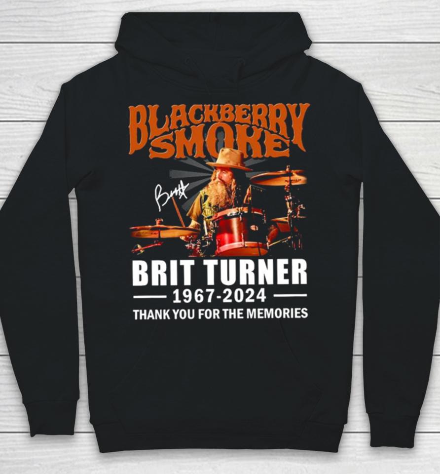 Blackberry Smoke Brit Turner 1967 2024 Thank You For The Memories Signatures Hoodie