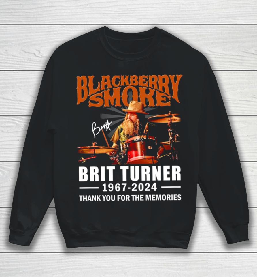 Blackberry Smoke Brit Turner 1967 2024 Thank You For The Memories Signatures Sweatshirt