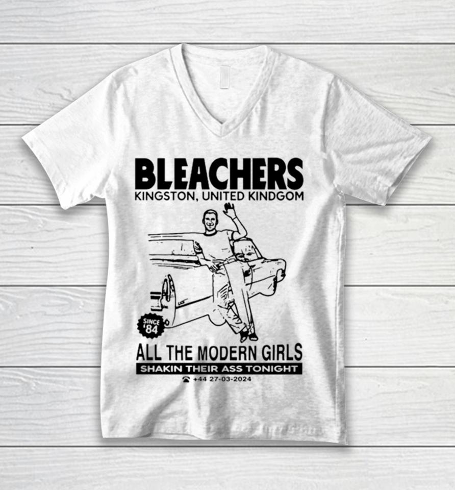 Bleachers Kingston United Kindgom All The Modern Girls Unisex V-Neck T-Shirt