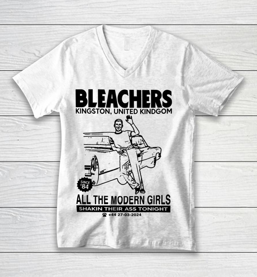 Bleachers Kingston United Kindgom All The Modern Girls Unisex V-Neck T-Shirt