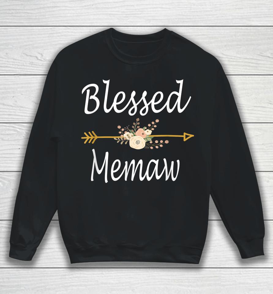 Blessed Memaw Mothers Day Sweatshirt