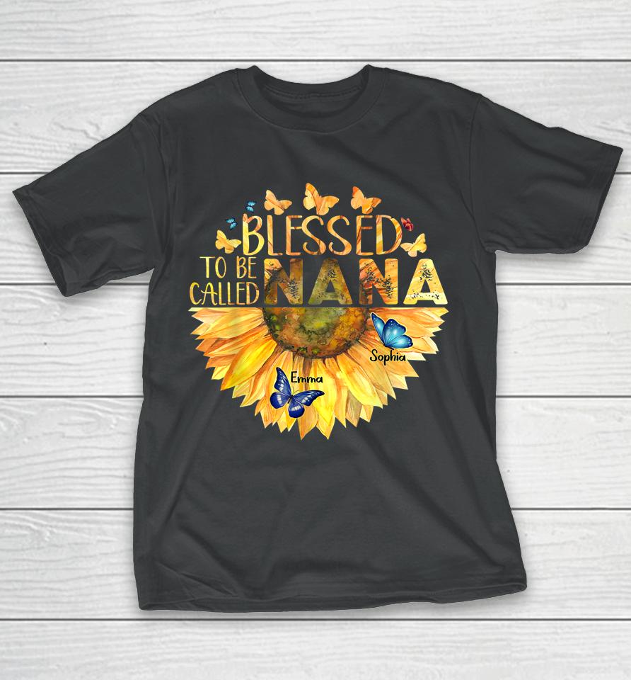 Blessed To Be Called Grandma Sunflower T-Shirt