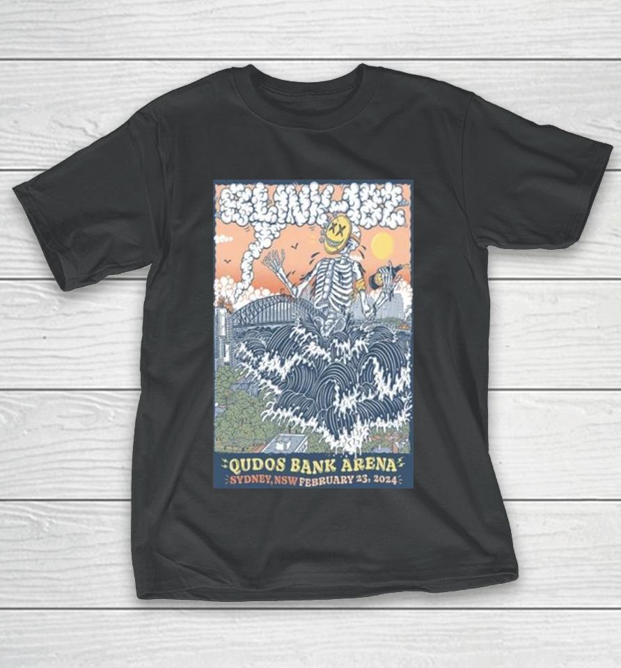 Blink 182 Feb 23 2024 At Qudos Bank Arena In Sydney, Nsw T-Shirt