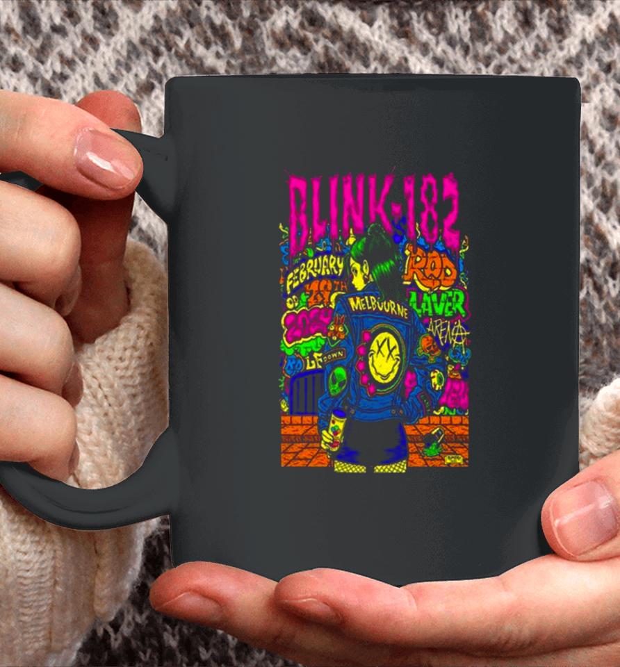 Blink 182 Rod Laver Arena Feb 29 2024 Event Coffee Mug