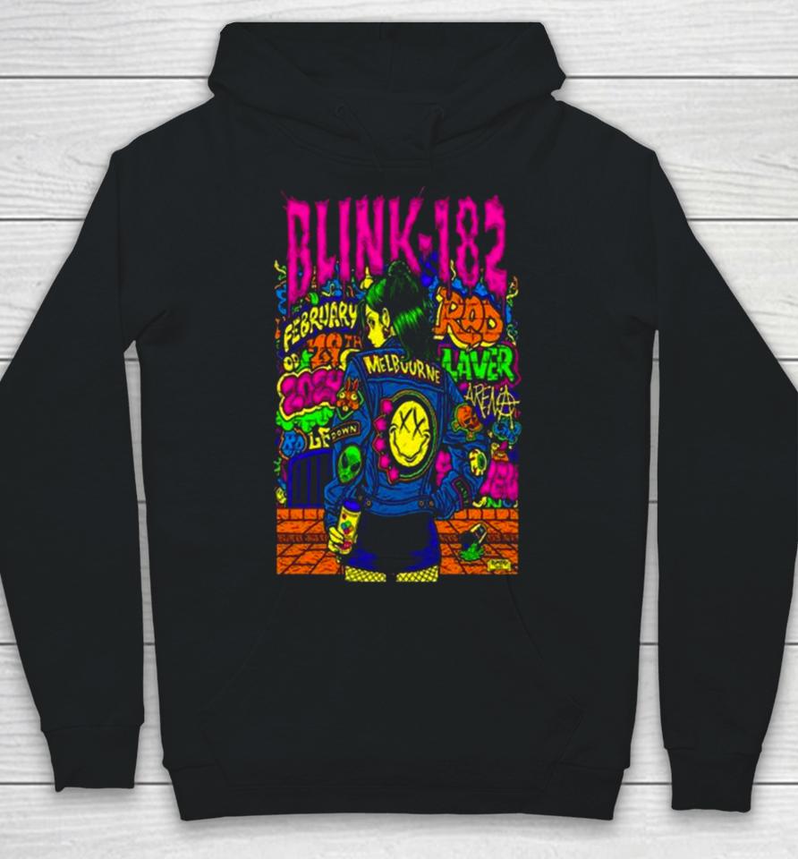 Blink 182 Rod Laver Arena Feb 29 2024 Event Hoodie