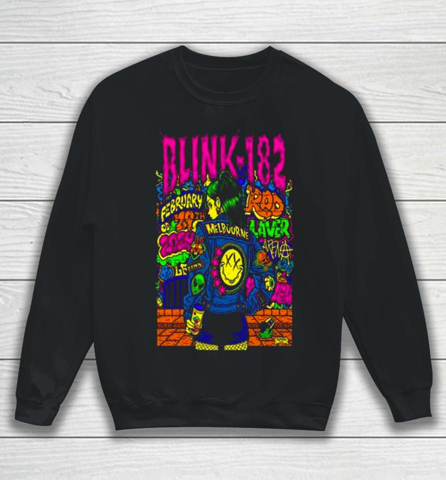 Blink 182 Rod Laver Arena Feb 29 2024 Event Sweatshirt
