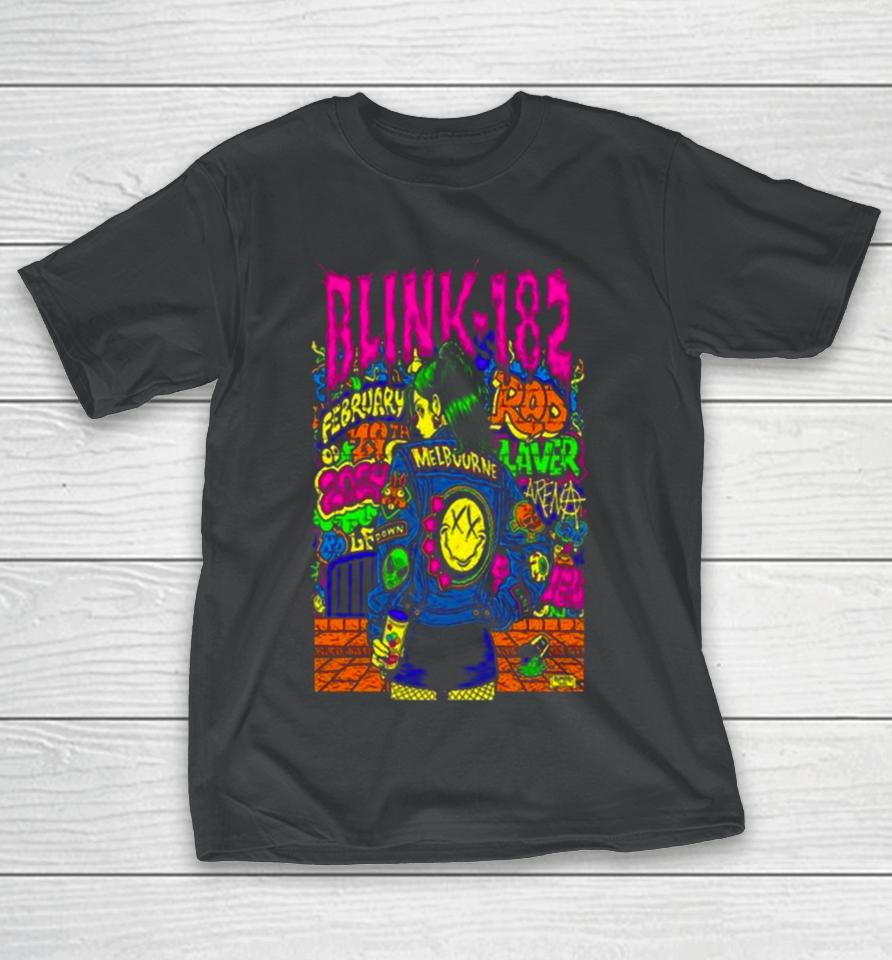 Blink 182 Rod Laver Arena Feb 29 2024 Event T-Shirt