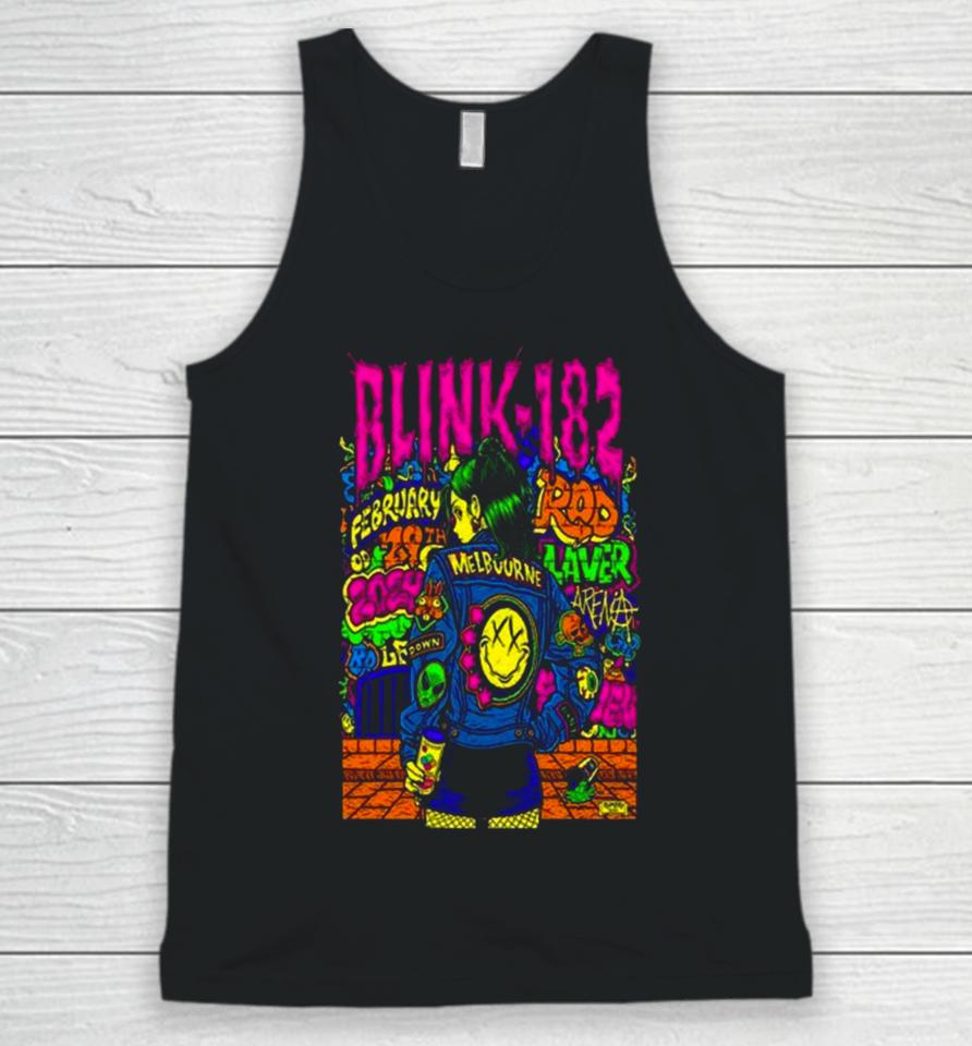 Blink 182 Rod Laver Arena Feb 29 2024 Event Unisex Tank Top