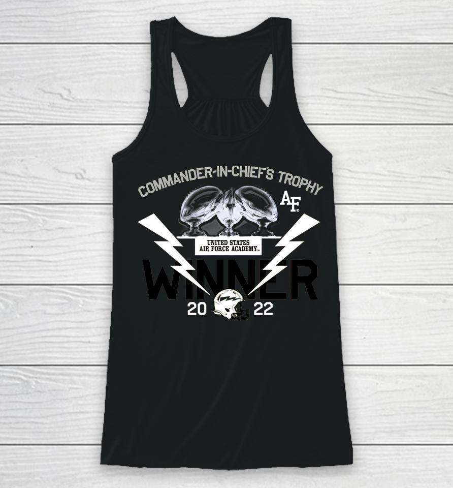 Blue 84 Air Force Falcons 2022 Commander-In-Chief's Trophy Winner Racerback Tank