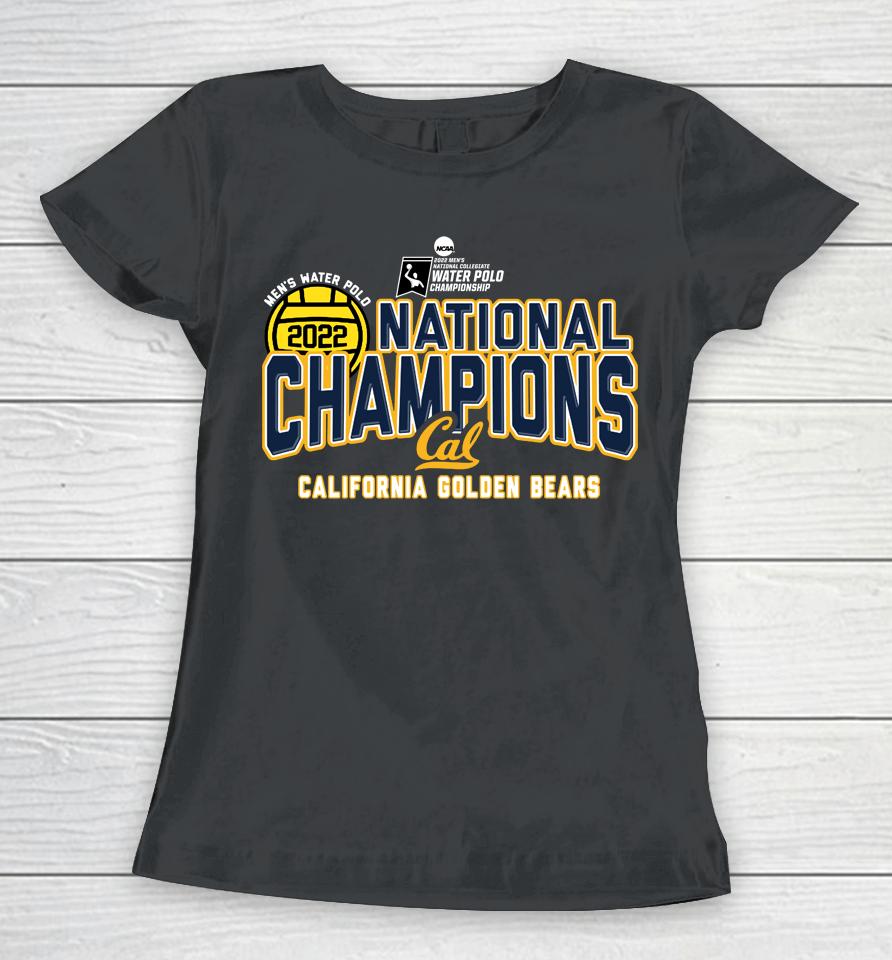Blue 84 Cal Bears 2022 Ncaa Men's Water Polo National Champions Women T-Shirt