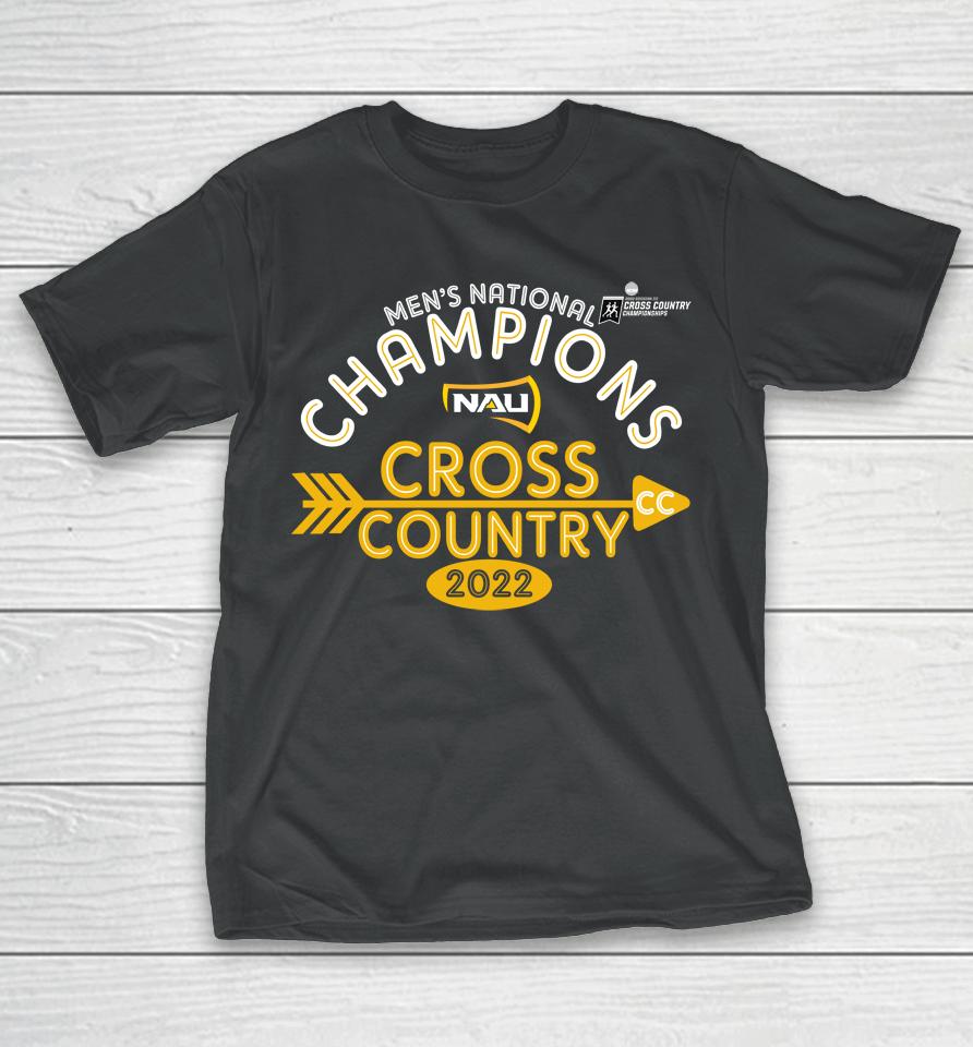 Blue 84 Northern Arizona Lumberjacks Ncaa Men's Cross Country National Champions 2022 T-Shirt