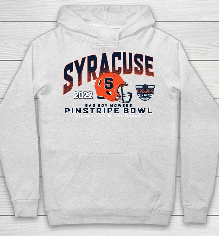 Blue 84 Orange Syracuse Football Pinstripe Bowl Hoodie