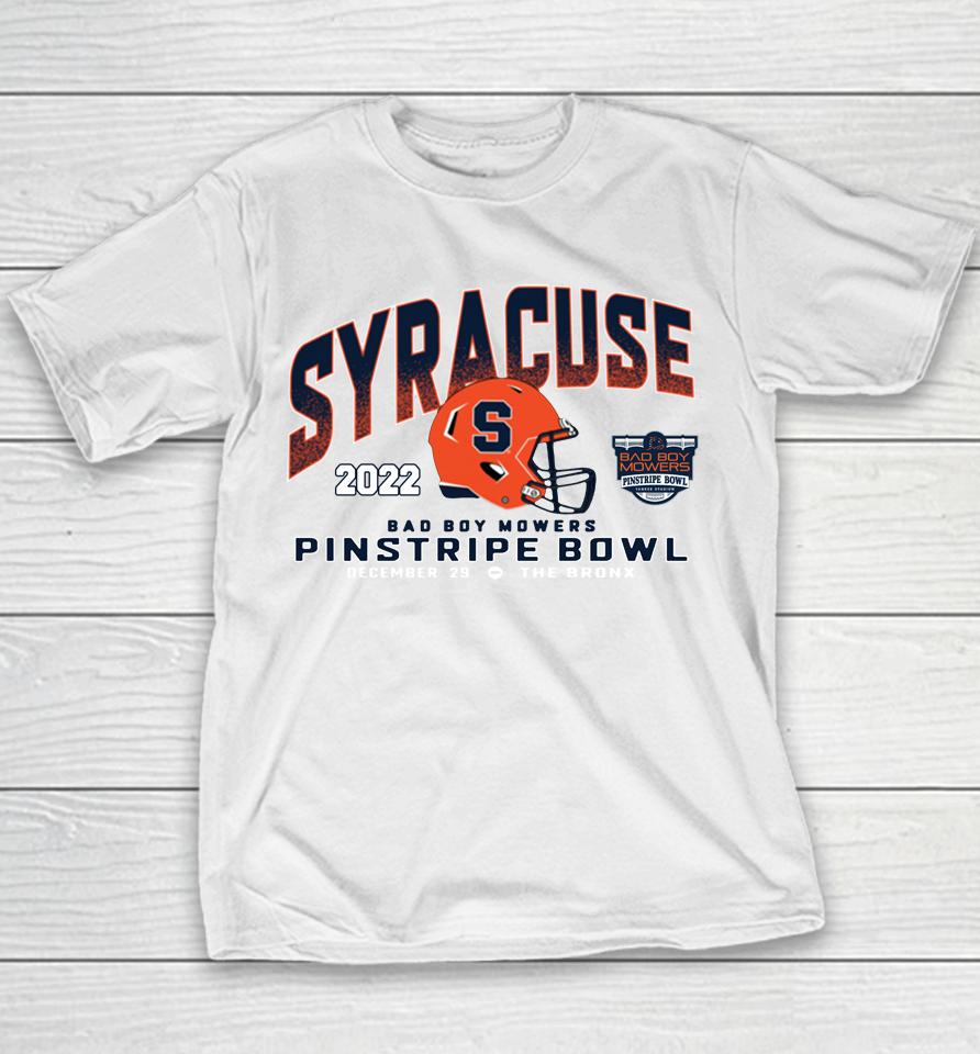 Blue 84 Orange Syracuse Football Pinstripe Bowl Youth T-Shirt