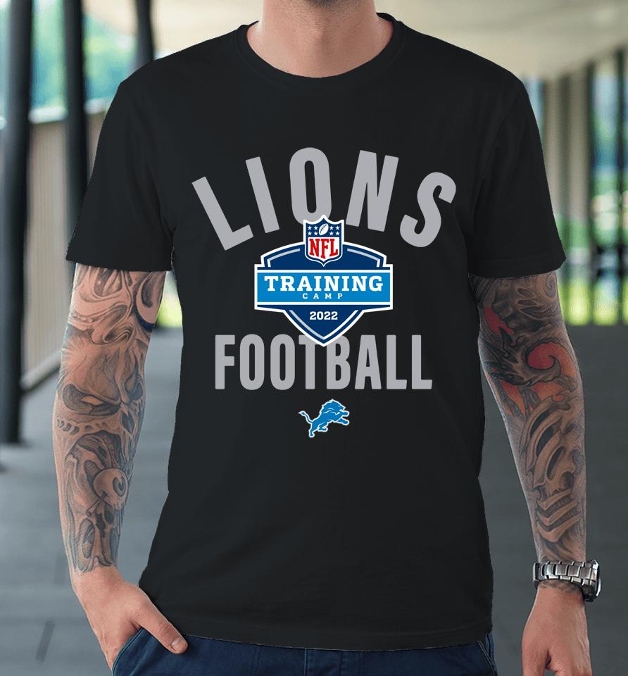 Blue Detroit Lions 2022 Training Camp Athletic Premium T-Shirt