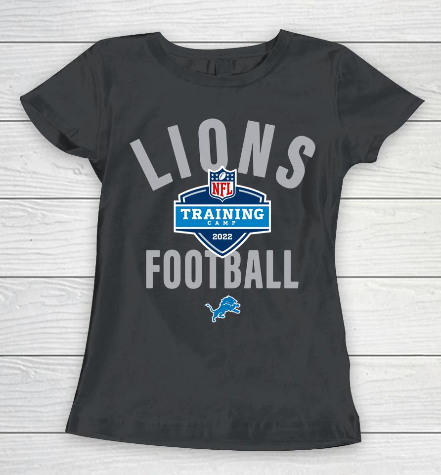 Blue Detroit Lions 2022 Training Camp Athletic Women T-Shirt