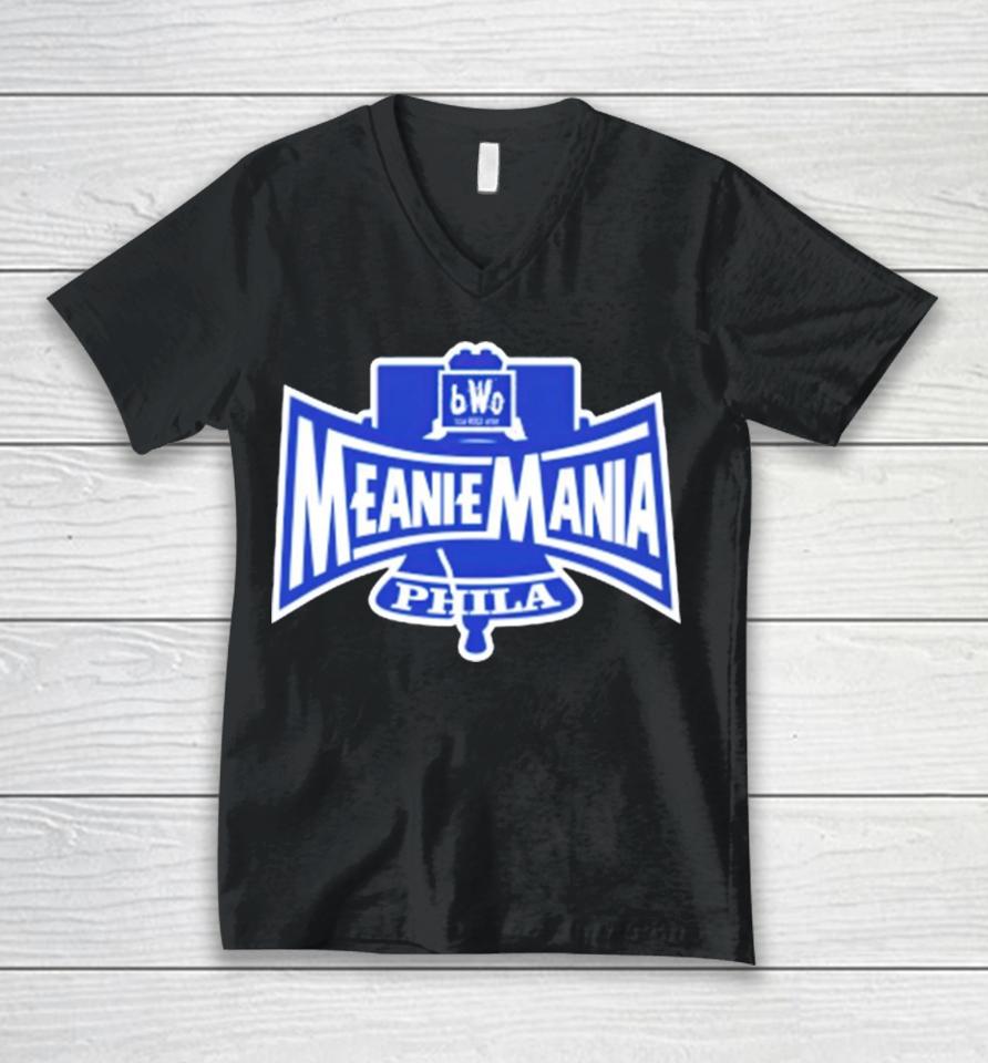 Blue Meanie Meanie Mania Unisex V-Neck T-Shirt