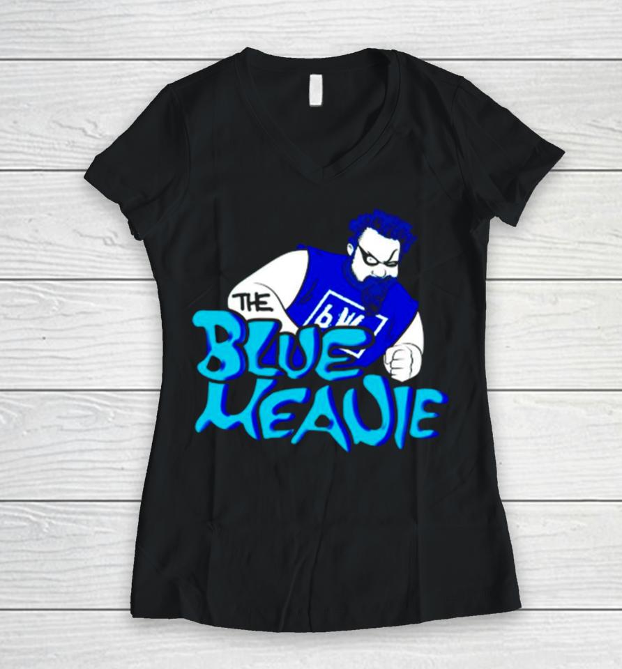 Blue Meanie The Meanie Women V-Neck T-Shirt