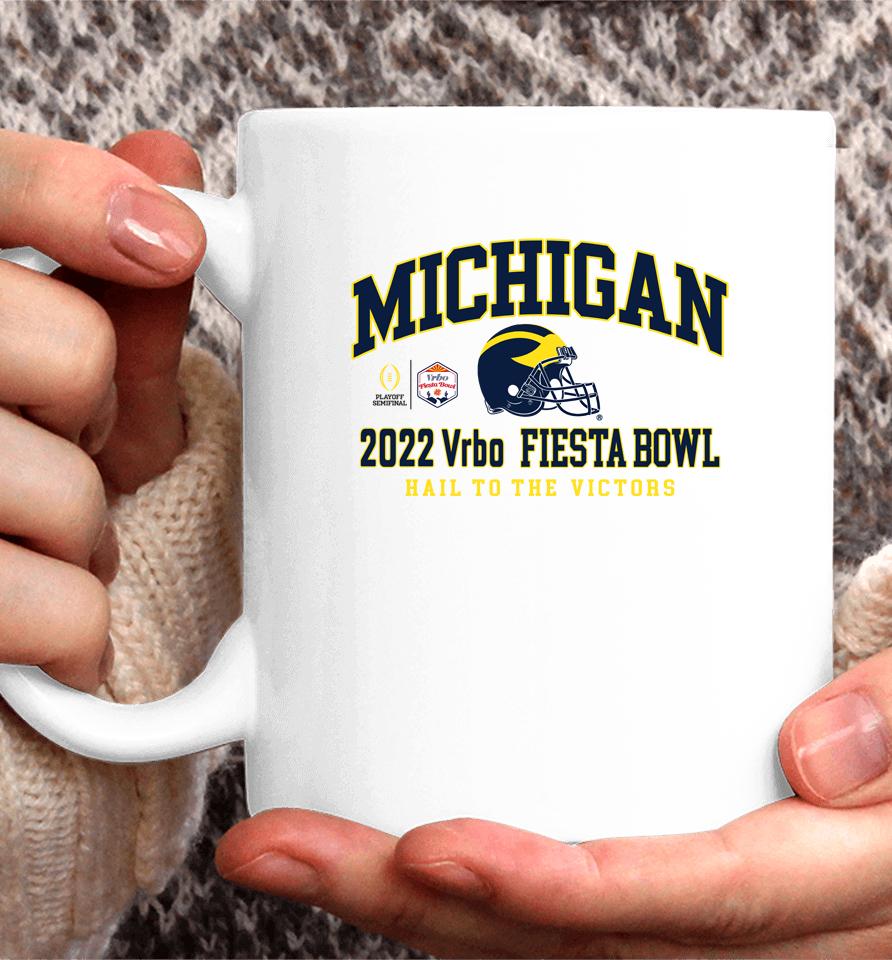 Blue84 Michigan 2022 Vrbo Fiesta Bowl Football College Football Playoff Coffee Mug
