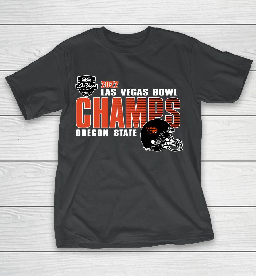 Blue84 Oregon State Beavers 2022 Las Vegas Bowl Champions T-Shirt