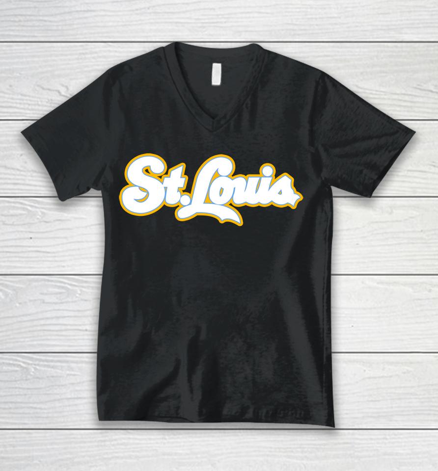 Blues Buzz St Louis Unisex V-Neck T-Shirt