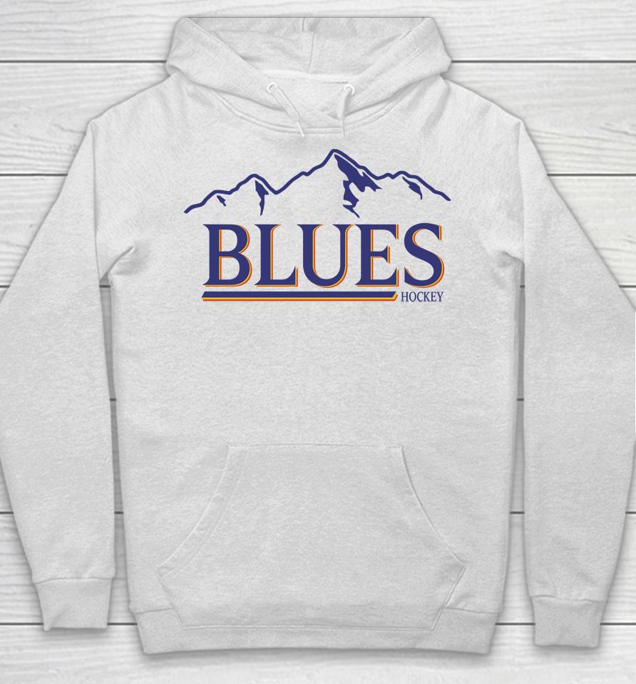 Blues Buzz Vintage Mountain Blues Hockey Hoodie