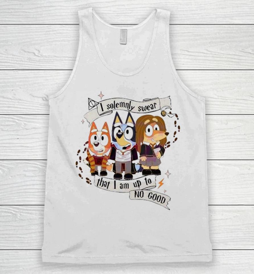 Bluey I Solemnly Swear That I Am Up To No Good Unisex Tank Top