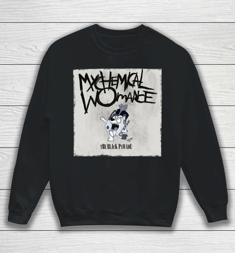 Bluey Mychemical Womance The Black Pawade Sweatshirt