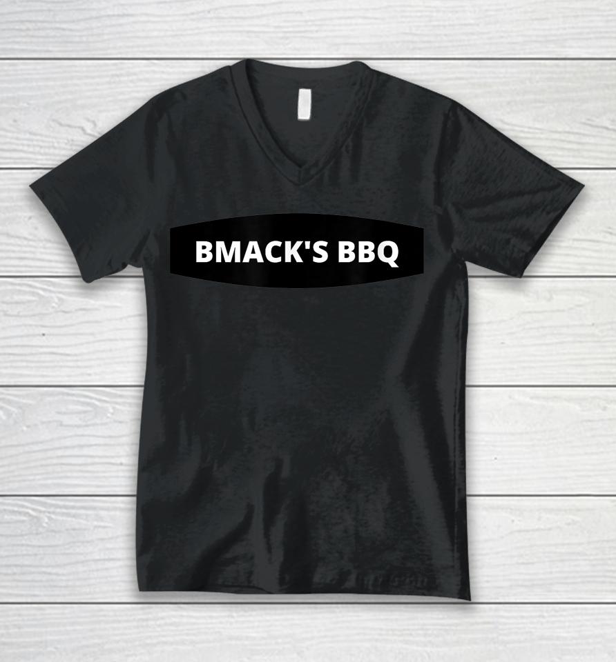 Bmack's Bbq Unisex V-Neck T-Shirt