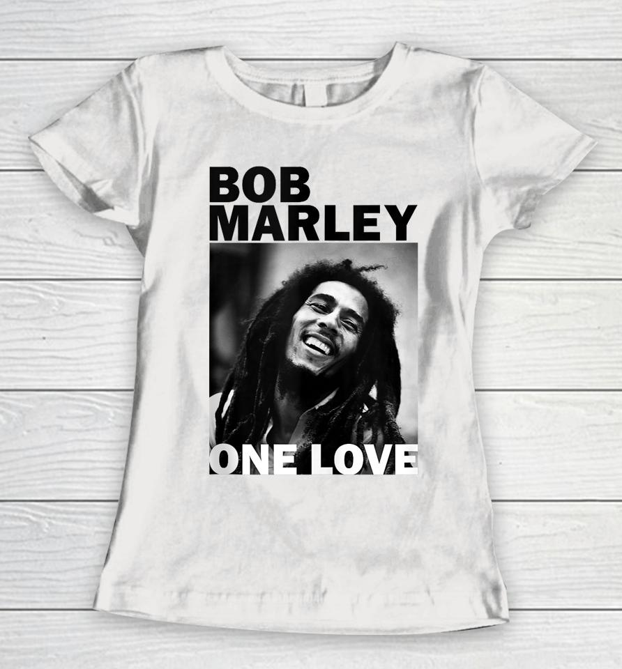 Bob Marley One Love Photo Women T-Shirt