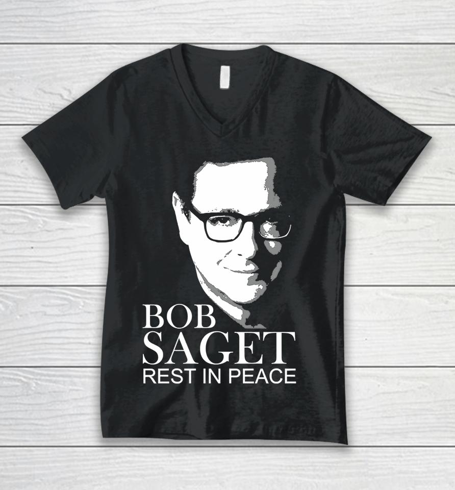 Bob Saget 1956 2022 Rest In Peace Rip Unisex V-Neck T-Shirt