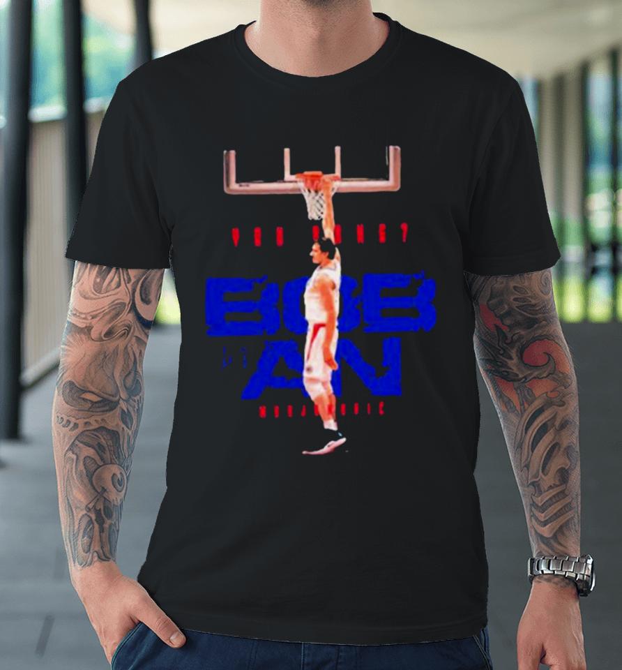 Boban Marjanovic Signature Serbian Professional Basketball Player Superstar Premium T-Shirt