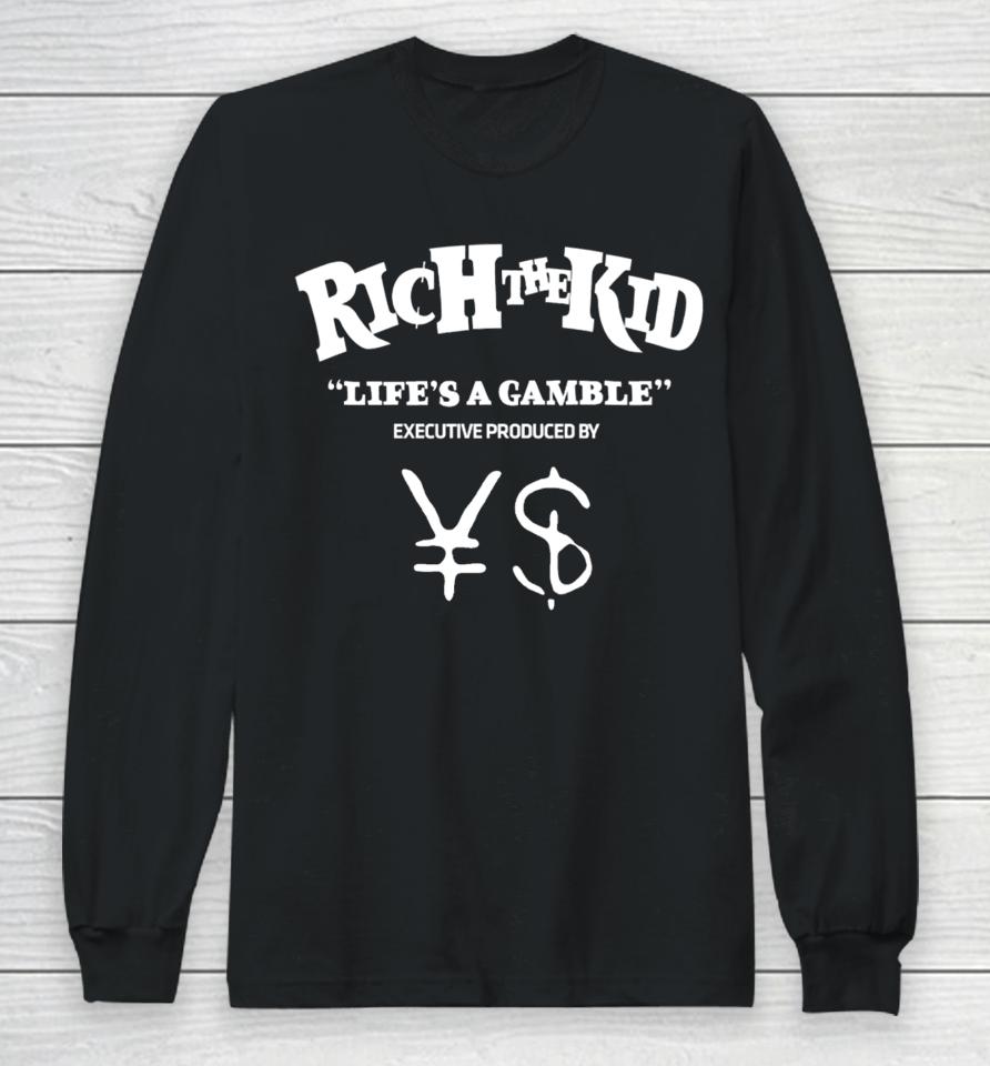 Bobbi Althoff Rocking ¥$ And Rich The Kid Long Sleeve T-Shirt
