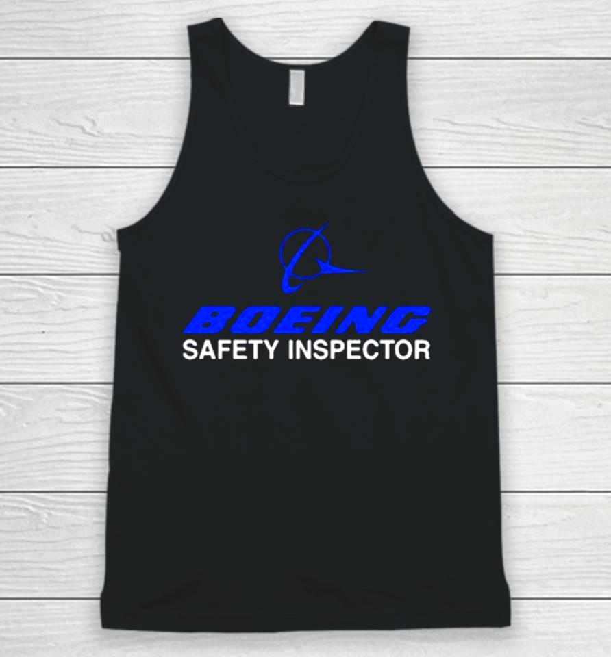 Boeing Safety Inspector Unisex Tank Top