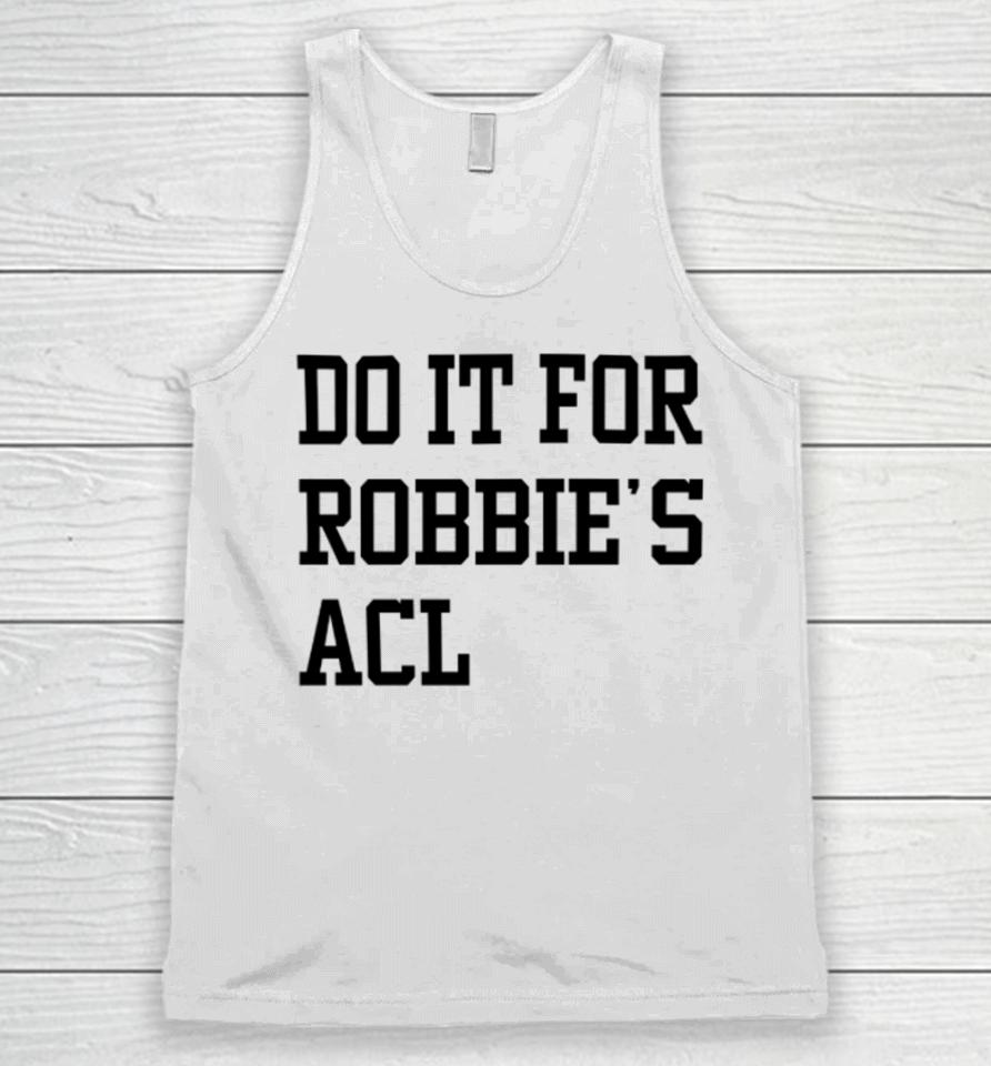 Boilerball Fans Wearing Do It For Robbie’s Acl Unisex Tank Top